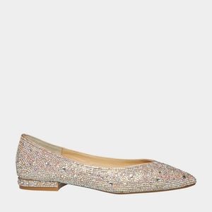 Betsey Johnson Jude Nude Flats 9.5